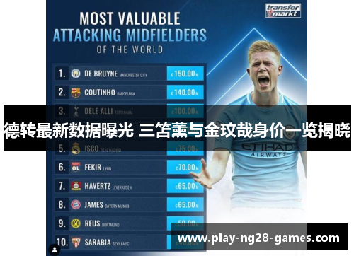 德转最新数据曝光 三笘薰与金玟哉身价一览揭晓
